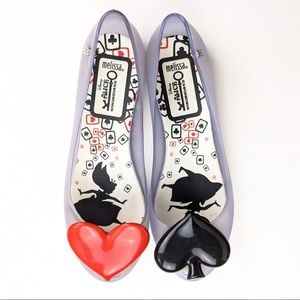 Melissa Alice in Wonderland flats Size 2
